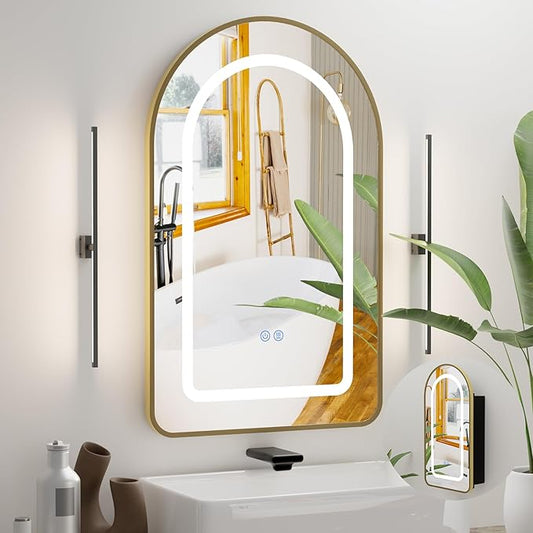 LED Arched Bathroom Medicine Cabinet by REYOXCEL