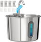 Cat Water Fountain, 74oz/2.2L Cat Fountain by HAJXM