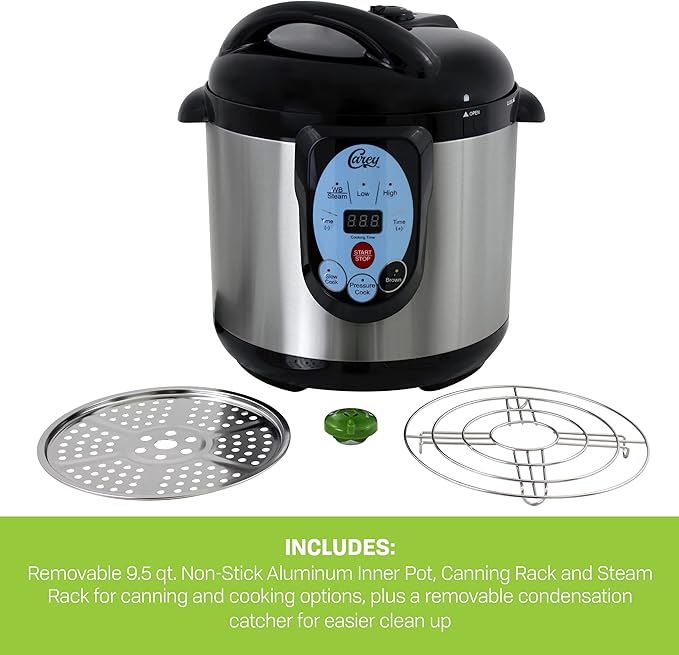 CAREY DPC-9SS Smart Electric Pressure Cooker and Canner, Stainless Steel - Image 3