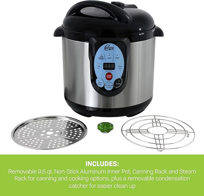 CAREY DPC-9SS Smart Electric Pressure Cooker and Canner, Stainless Steel - Image 3