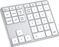 iClever KP10 Bluetooth Number Pad, Dual Device Connection, 34 Keys Ultra-Slim by iClever