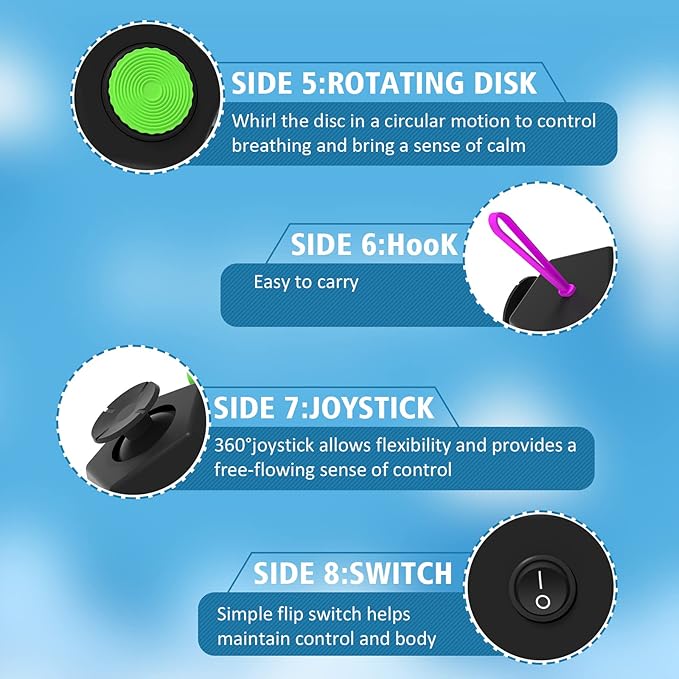 Fidget Dodecagon –12-Side Fidget Toys Cube Relieves Stress and Anxiety Anti - Image 4