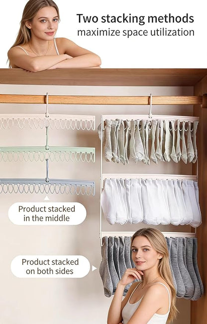 Socks Drying Racks Hanger Socks Organizer Hook Hanger - Image 7