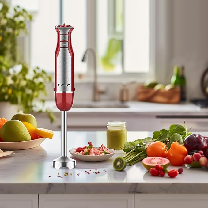 Blackcow Immersion Blender Handheld, 800W Powerful Electric Hand Blender - Image 5