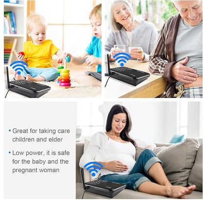 Wuloo Intercoms Wireless for Home 5280 Feet Range 10 Channel 3 Code, Wireless - Image 3