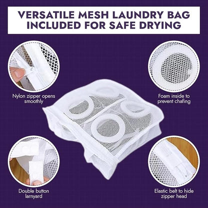 Wash Express Shoe Cleaning Kit: Shoe Washing Bag, Mesh Laundry Bag - Image 5