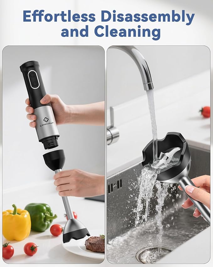 LINKChef 7-in-1 Immersion Blender, 800W Hand Blender - Image 7
