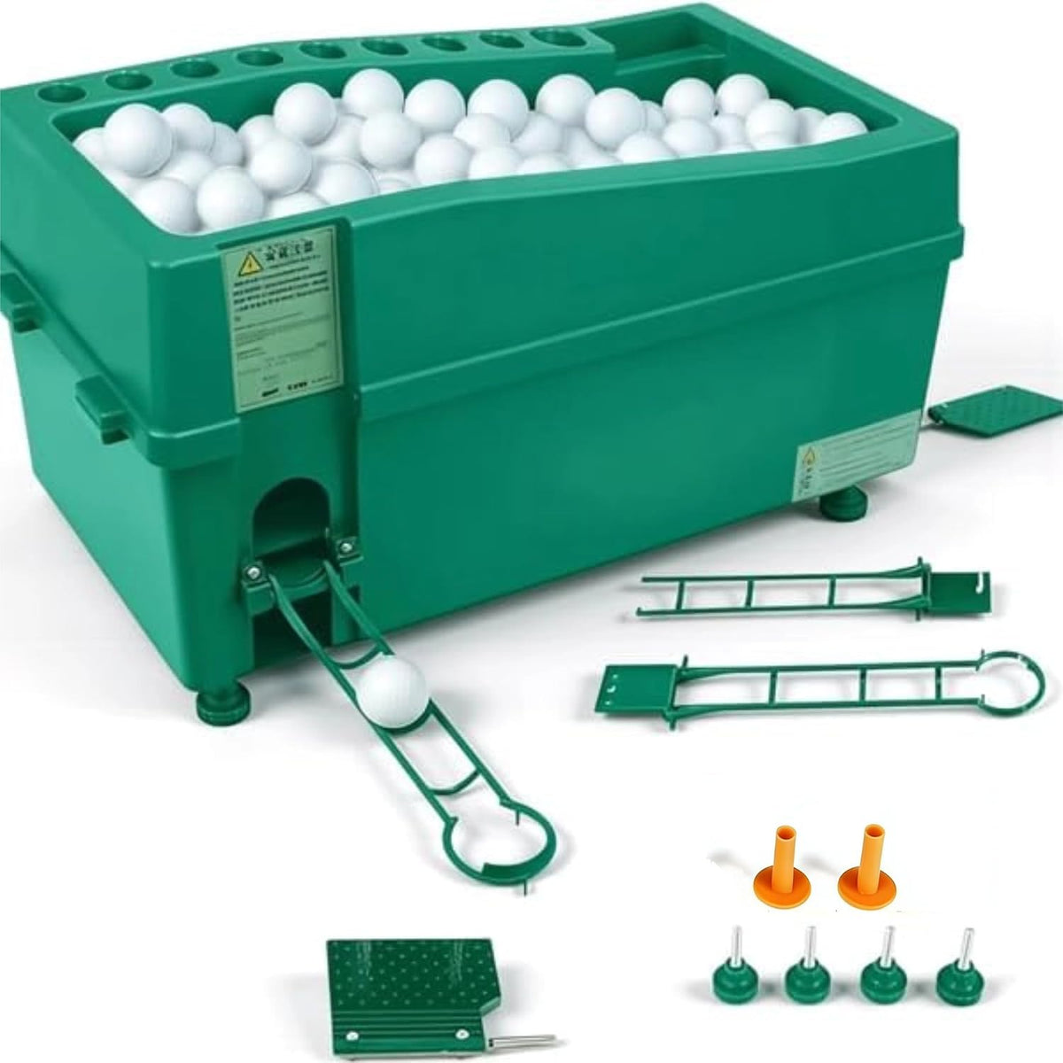 automatic golf ball dispenser with tee up machine, main product view