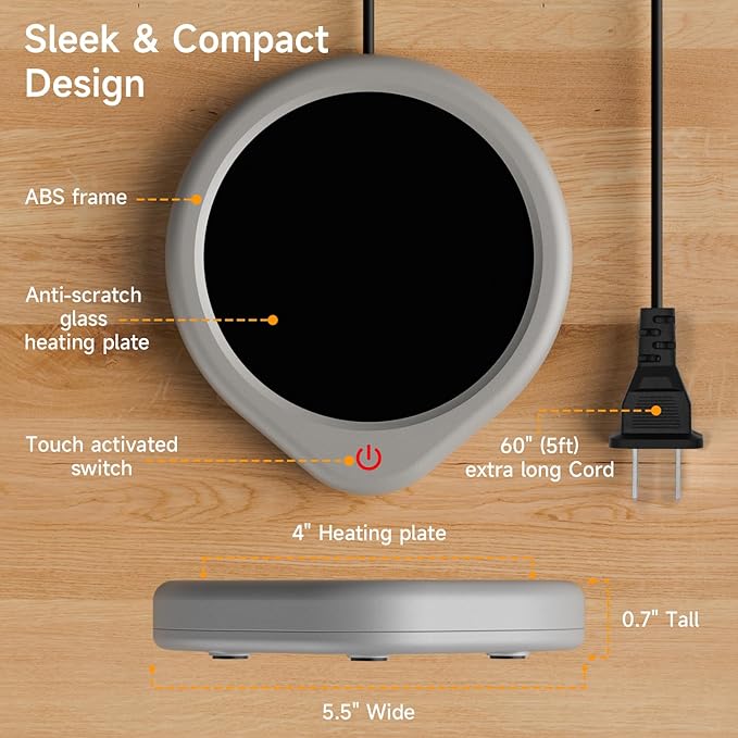 Coffee Mug Warmer, Cup Warmer for Desk - Image 6