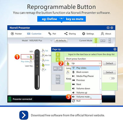 Norwii Bluetooth Presentation Clicker - Image 5