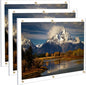 Kalami 3Pack 16x20 Clear Acrylic Wall Mount Picture Frame Self Adhesive by Kalami