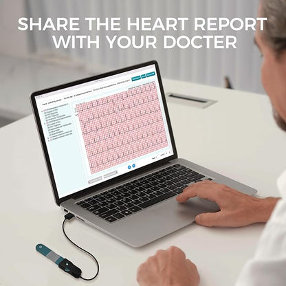 Livenpace 1-Lead Heart Health Monitor at Home, Portable 24 Hours Chest Lead - Image 3
