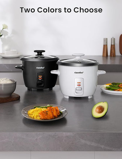 COMFEE' Rice Cooker, 6-Cup Cooked/3-Cup Uncooked, Removable Non-Stick Bowl - Image 6