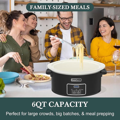 HOMECOOKIN 6-Quart Programmable Slow Cooker - Image 6