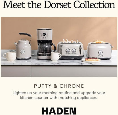 Haden Dorset 4-Slice Wide-Slot Toaster, Stainless-Steel Bread Toaster - Image 5