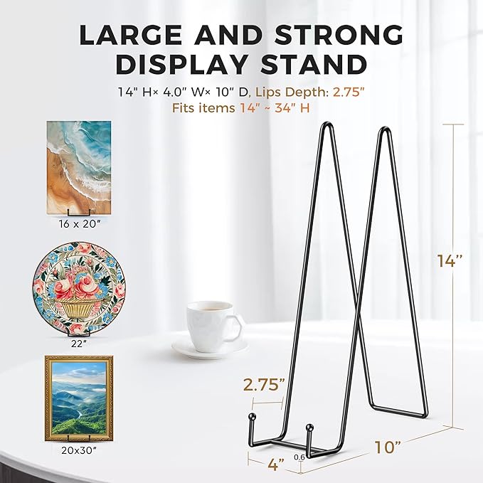 TR-LIFE 14 Inch Heavy Duty Plate Stand - Image 3