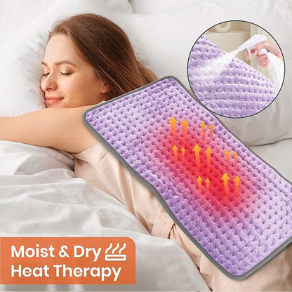 Heating Pad for Back Pain Relief, 9 Heat Settings & 4 Timers Auto Shut Off - Image 3