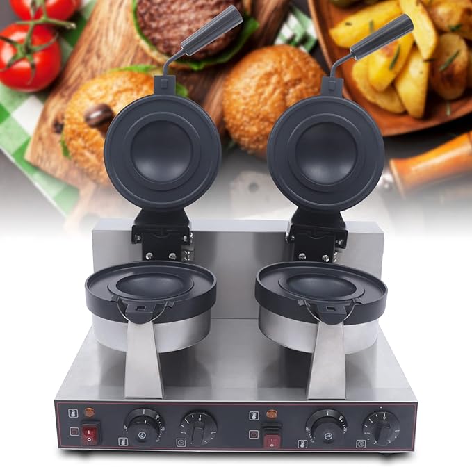 1500W Electric Burger Toaster Electric Panini Indoor Grill - Image 2