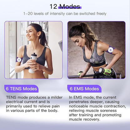 Wireless TENS & EMS Unit Back Pain Relief Massager - Image 5