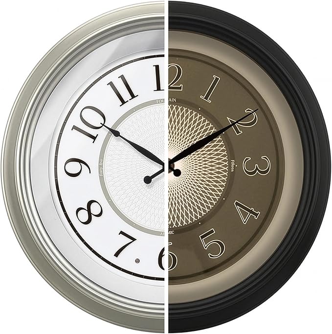 FOUNTAIN DESIGNS Galaxy 18" Large Luminous Atomic Clock by FountainDesigns