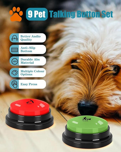 Dog Buttons for Communication, 30s Voice Recording Speaking Button Pet Speech - Image 2