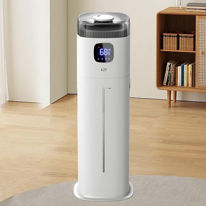 Large Humidifier for Bedroom, 9L/2.5Gallon Ultrasonic Cool Mist Humidifier by BreathePureLiveNaturally