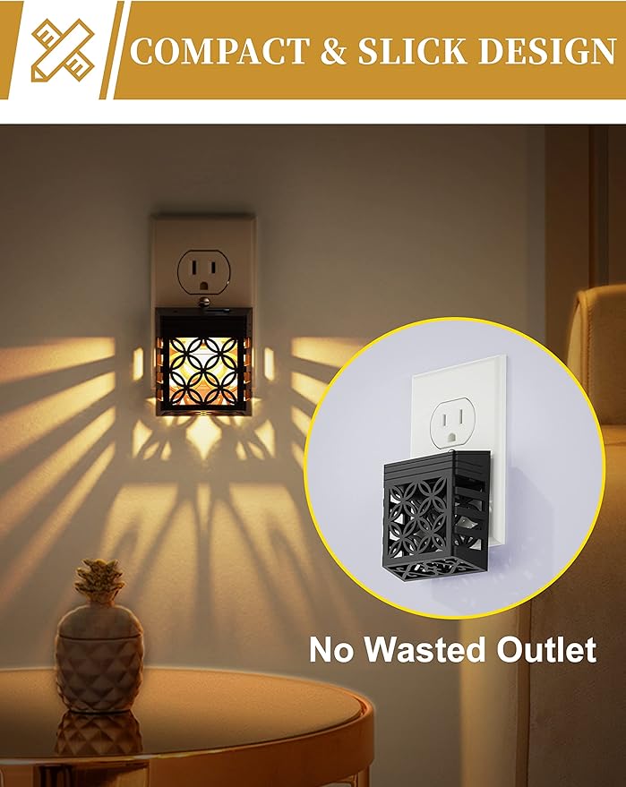 DORESshop Plug in Night Light, Night Lights Night Lights Plug Into Wall - Image 4