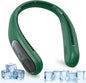 Portable Neck Fan, Personal Wearable Bladeless Fan, LED Display, 6000mAh USB by Unknown