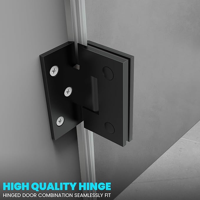 Bathroom Hinged Shower Door - Image 4