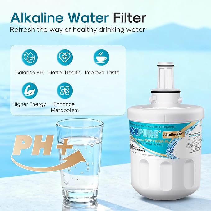 ICEPURE Alkaline DA29-00003G Refrigerator Water Filter Replacement - Image 4