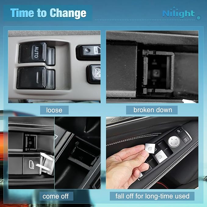 Nilight Master Power Window Switch Compatible - Image 3