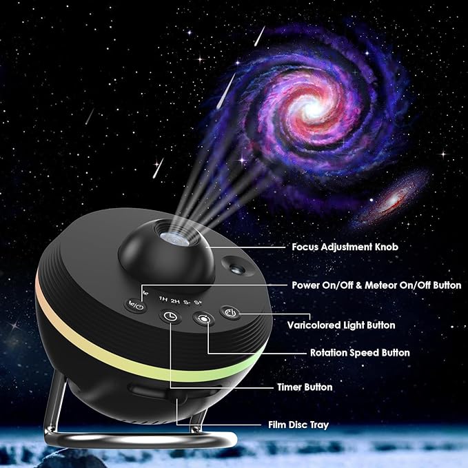 Galaxy Projector for Bedroom, Planetarium Star Projector - Image 3