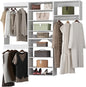 Modular Closet System, Wood Closet Tower Storage by Unknown