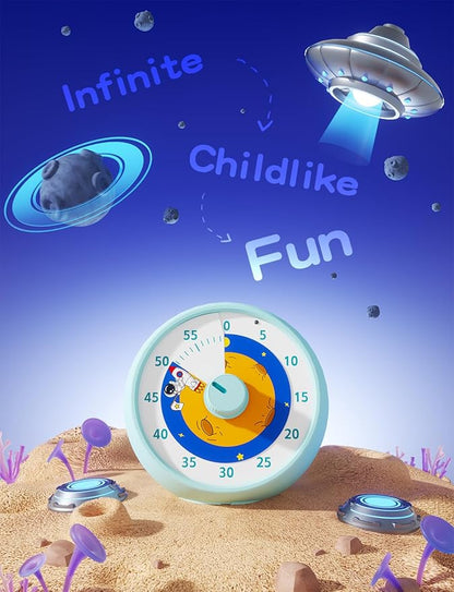 Visual Timer for Kids, 60-Minute Countdown Timer for Classroom Office Kitchen - Image 7