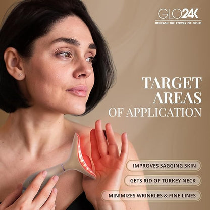 GLO24K 7 Color Beauty Device – Triple LED Action & Vibration Technology Facial - Image 2