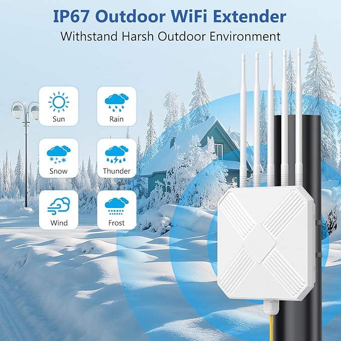 Mugatol AX3000 Outdoor WiFi 6 Extender - Image 3
