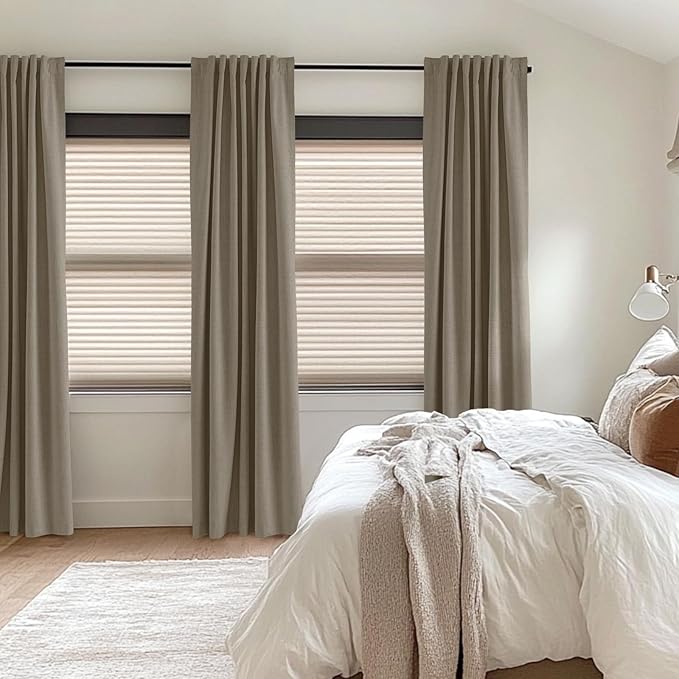 100% Blackout Shield Linen Blackout Curtains - Image 6