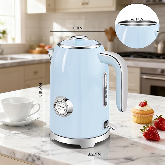 SUSTEAS Electric Kettle - 57oz Hot Tea Kettle Water Boiler - Image 6
