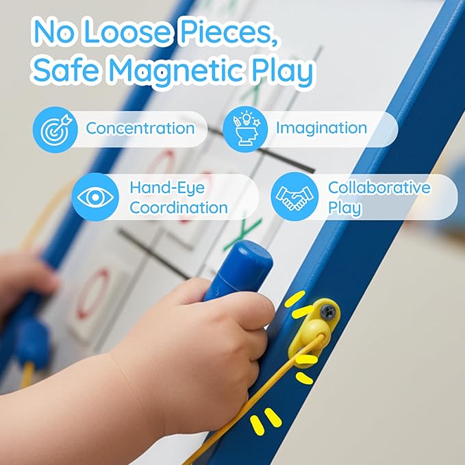 Magnetic Toddler Activity Wall Panel Toy – Interactive Wall Busy Board – - Image 3
