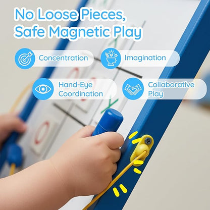 Magnetic Toddler Activity Wall Panel Toy – Interactive Wall Busy Board – - Image 3
