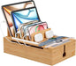 Pezin & Hulin Bamboo Charging Station, Electronic Devices Organizer by PezinHulin