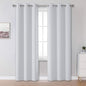 DUALIFE Bedroom Privacy Room Darkening Curtains 2 Panels by DUALIFE