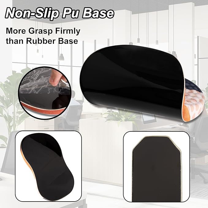 Ergonomic Mouse Pad Wrist Support and Keyboard Wrist Rest, Computer Carpal - Image 3