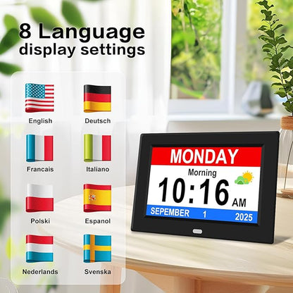 10'' Large Display Digital Alarm Clock - Image 5