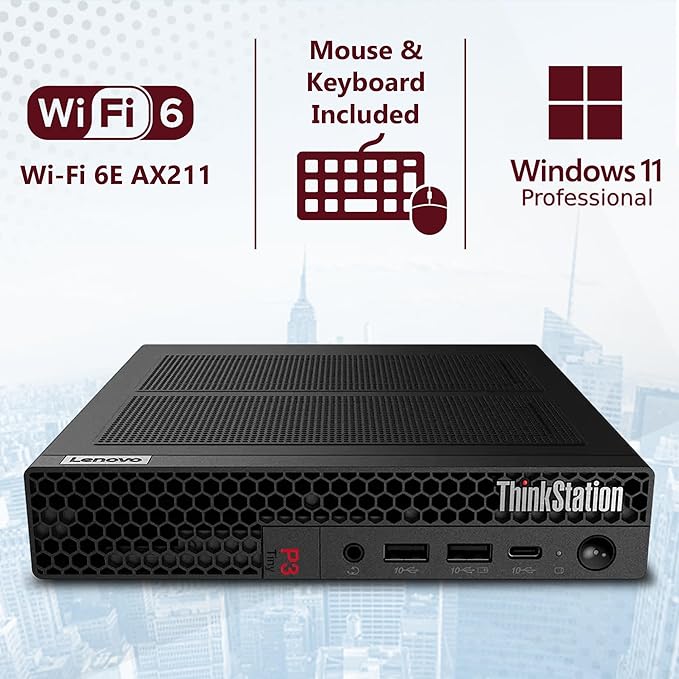 Lenovo ThinkStation P3 Tiny Workstation Intel i7-14700, 16GB DDR5, 512GB NVMe - Image 3