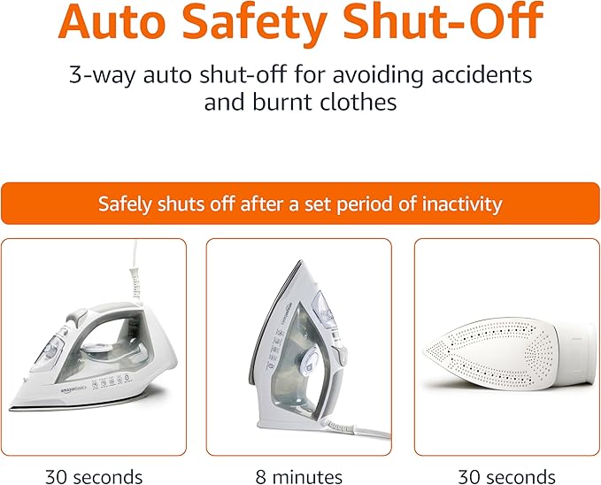 Amazon Basics Steam Iron for Clothes - Image 3