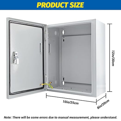 Electrical Box 12 x 10 x 8'' Steel Electrical Junction Box，NEMA 4X Steel - Image 7