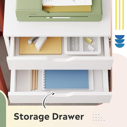 DEVAISE 7-Drawer Chest, Wood Storage Drawer File Cabinet - Image 4