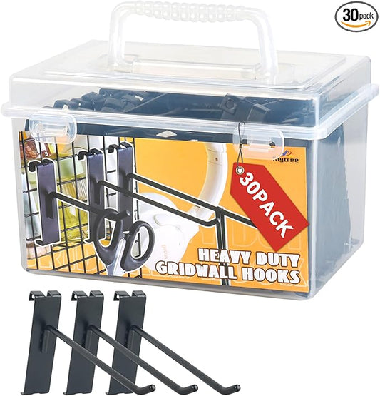 Alyoen Gridwall Hooks 4in, Metal Display Hooks by Alyoen