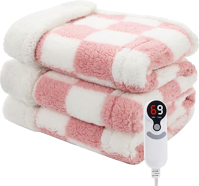 Electric Heated Blanket Full Size 72"×84" - Image 8